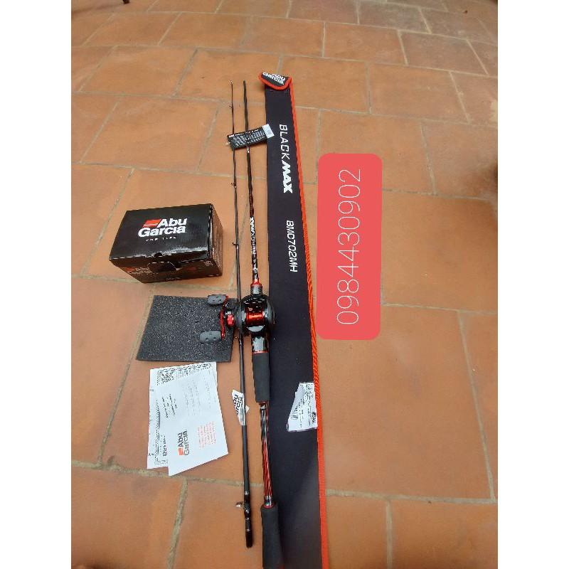 Combo cần abu black max máy abu black max