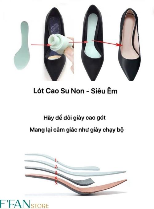Giày Quai Ôm Cổ Chân 6 CM Da Mềm, Cao Gót Nữ Màu Đen Be Hồng Trắng Sữa FFAN STORE
