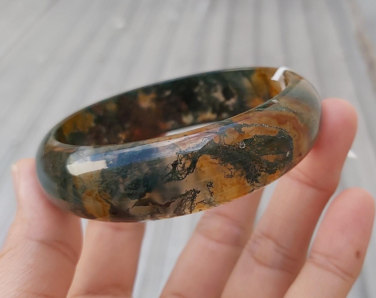 Vòng huyết ngọc thủy tảo, size 60mm