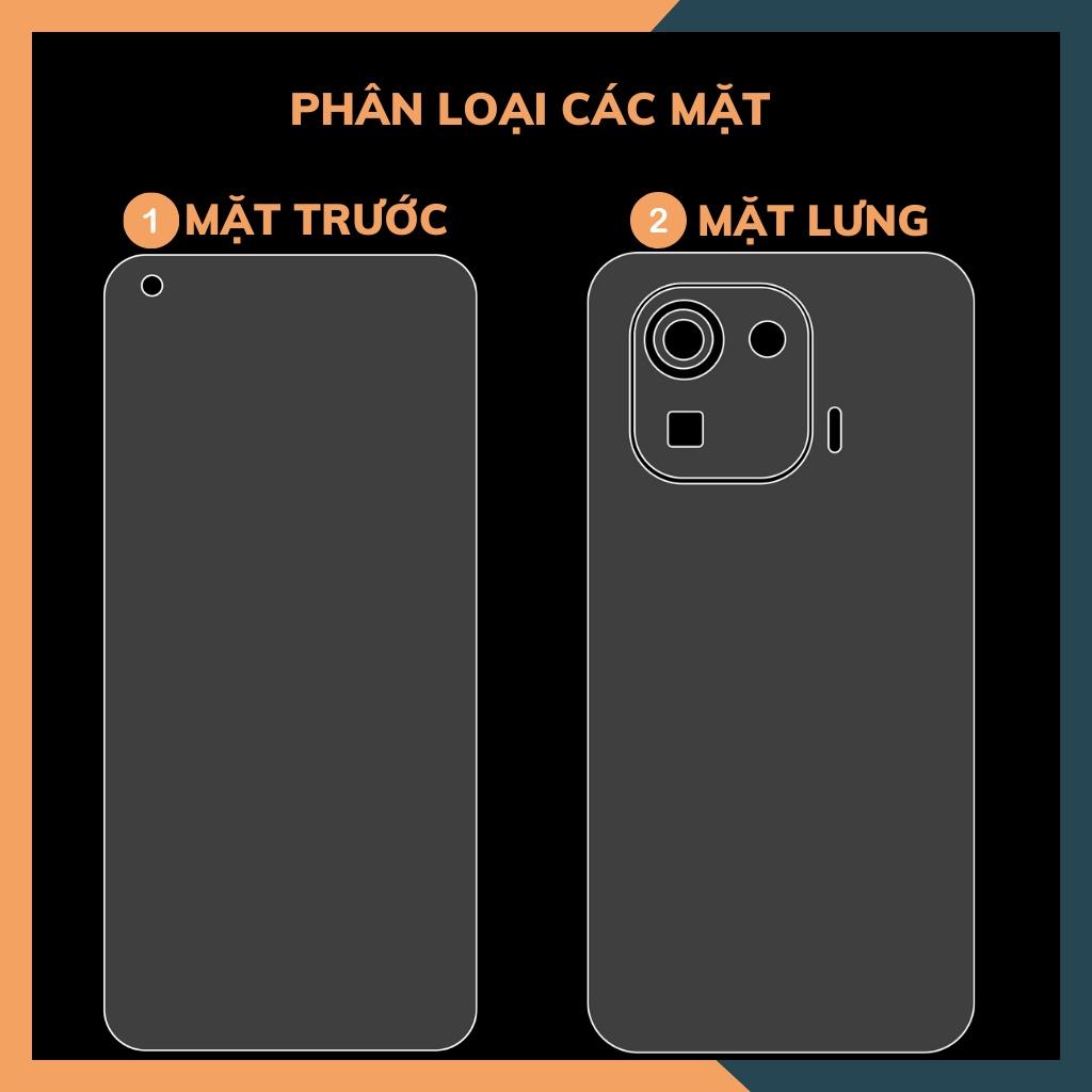 Dán dẻo PPF Mi 11 Pro 5G trong suốt hoặc nhám , chống trầy xướt, giữ nguyên vẻ đẹp ban đầu