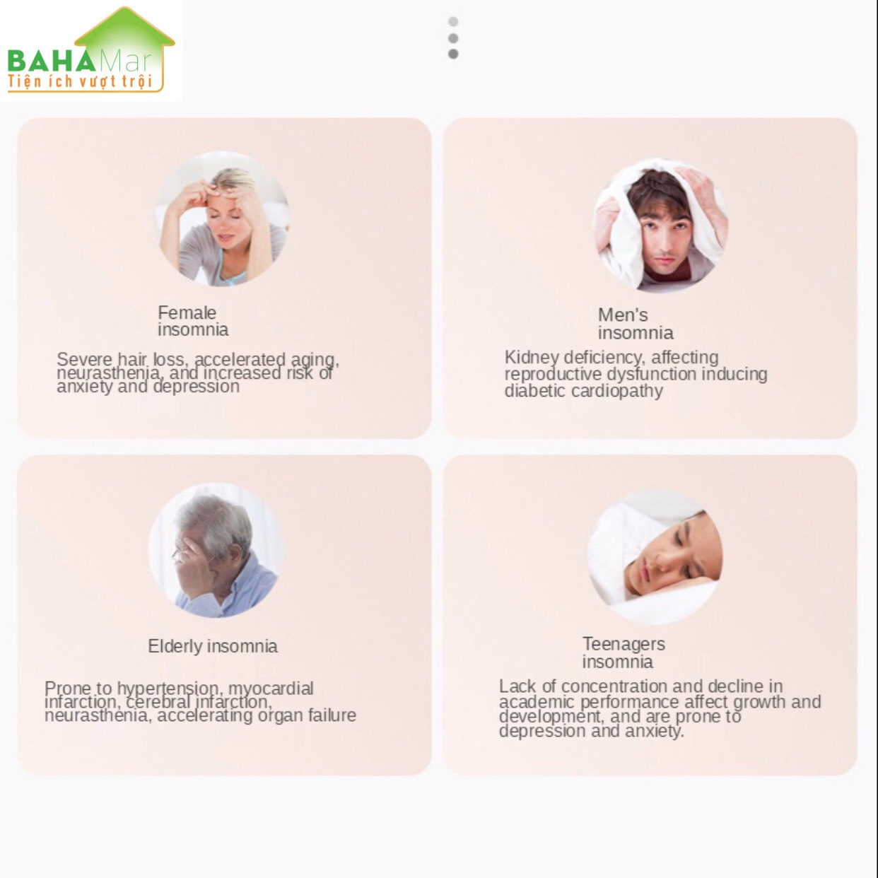 ĐAI MASSAGE ĐẦU THÔNG MINH GIẢM ĐAU TẠO THƯ GIÃN, CHỐNG MẤT NGỦ "BAHAMAR" Chỉ cần 15 phút mỗi ngày, có thể dễ dàng thưởng thức một giấc ngủ thoải mái và ổn định đồng hồ sinh học.