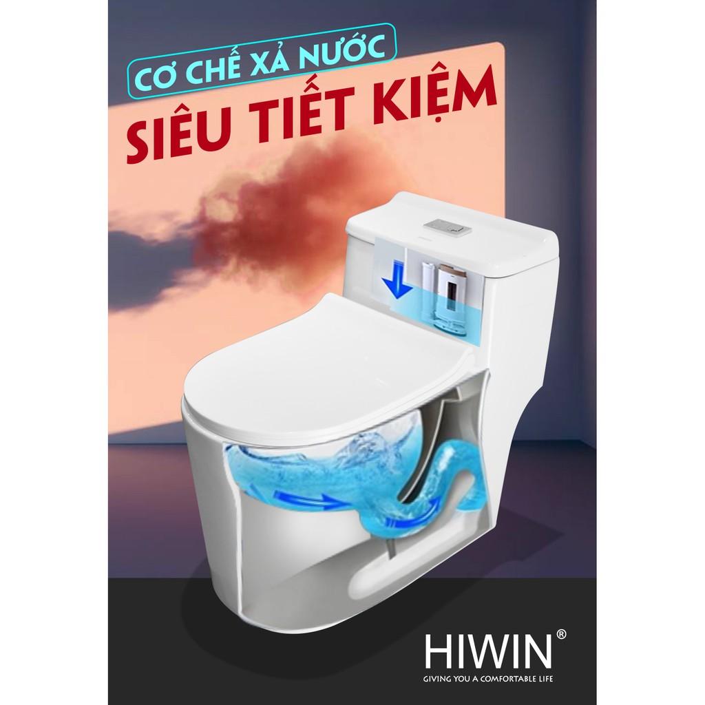 Bồn cầu nguyên khối sứ cao cấp Hiwin MT-2020UF