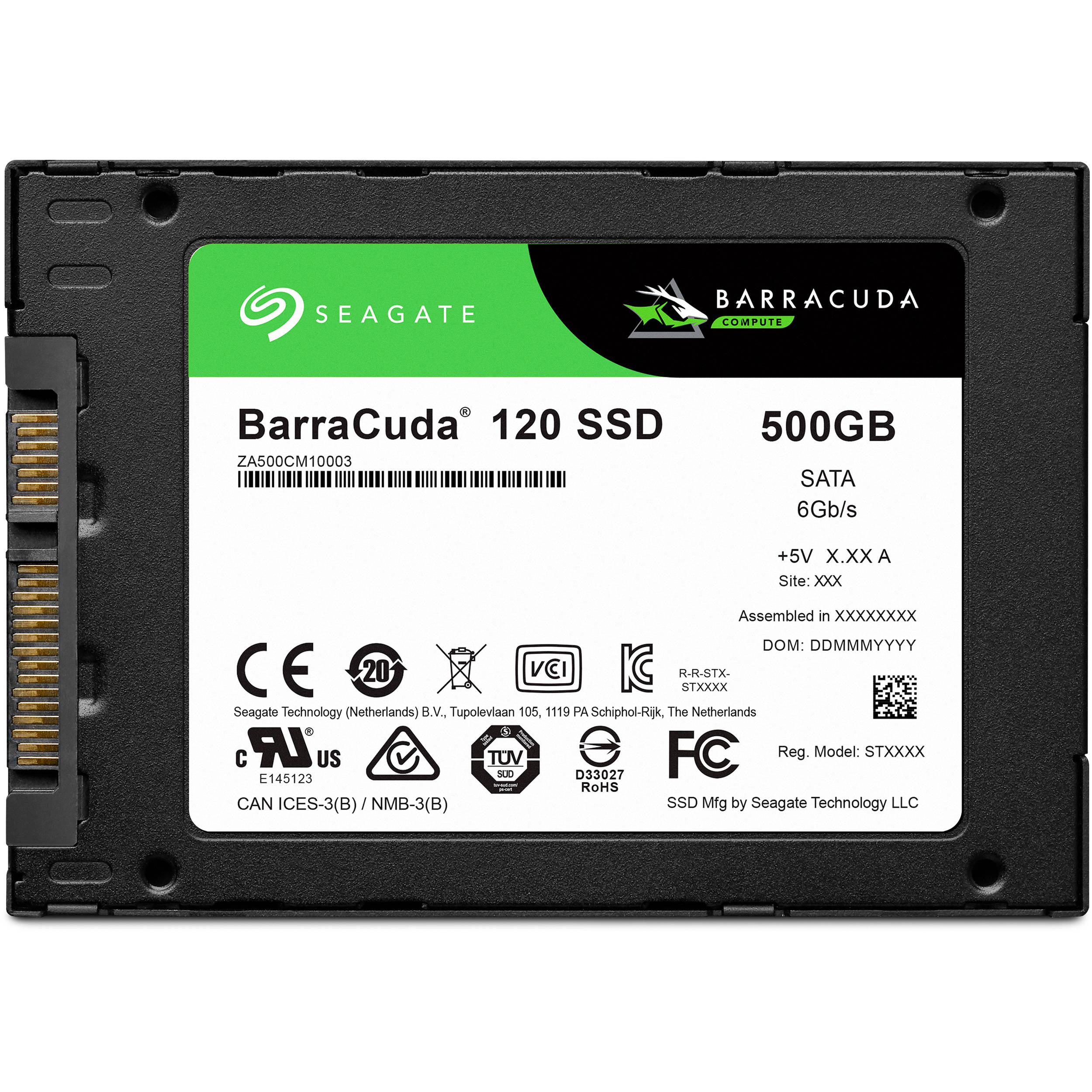 Ổ cứng SSD Seagate BarraCuda 120 SATA 500GB ZA500CM1A003 - Hàng Chính Hãng