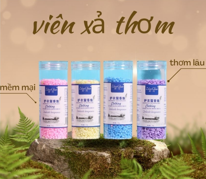 Hạt Giặt Viên Lưu Hương Quần Áo Xả Vải Thơm Tự Nhiên Dịu Nhẹ Lâu Phai GD627-Vienxa (giao mùi ngẫu nhiên)