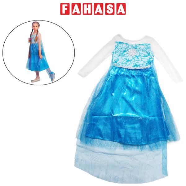 Bộ Váy Elsa Hóa Trang Halloween Bé Gái - Size L - Nuan Nuan 8013