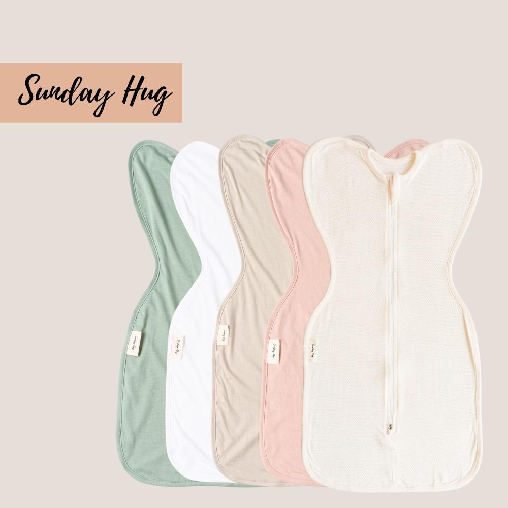Nhộng chũn/Nhộng lưới Sunday Hug CAO CẤP giảm giật mình, giúp bé ngủ ngon, ít quấy khóc