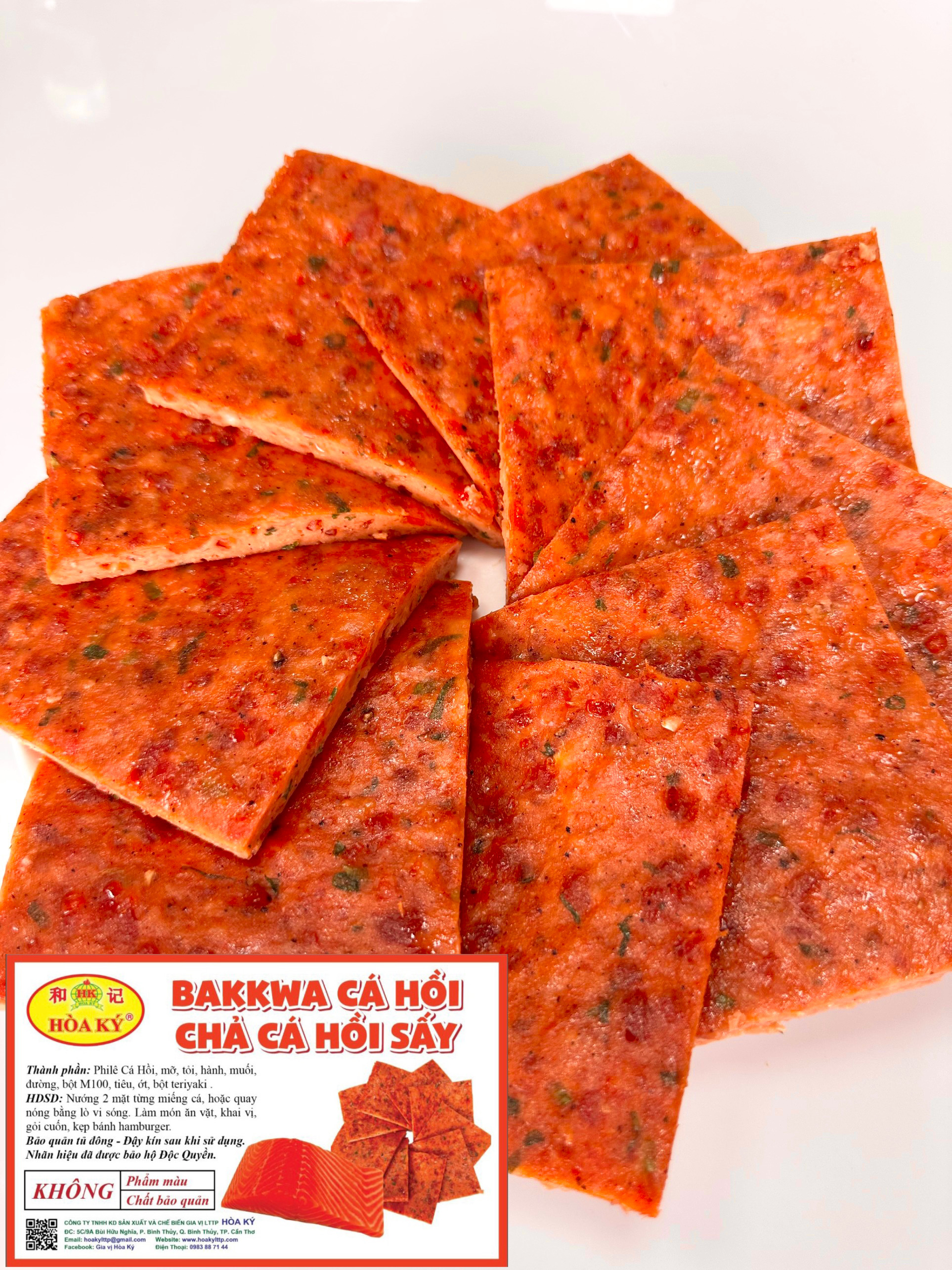 Thịt Sấy Khô ( Cá Hồi ) Bakkwa 1kg