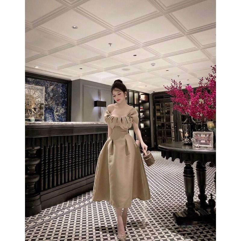 ĐẦM XOÈ XẾP LY NGỰC CỰC XINH