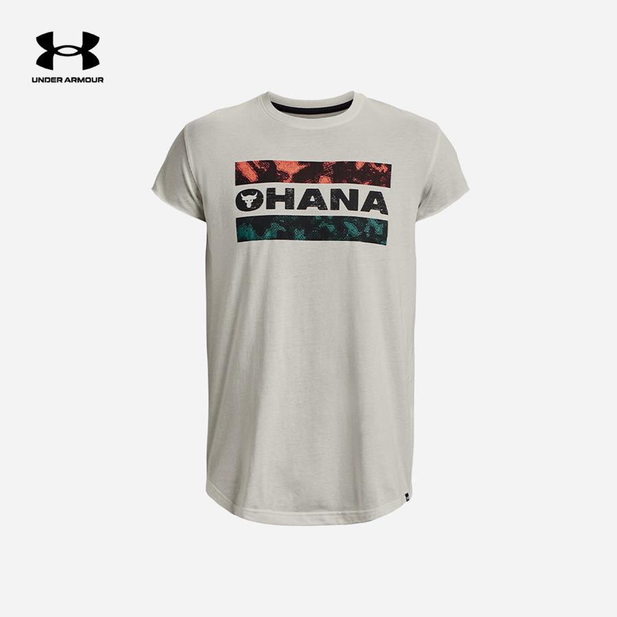 Áo thun thể thao nam Under Armour Project Rock Cap Sleeve - 1378997-130