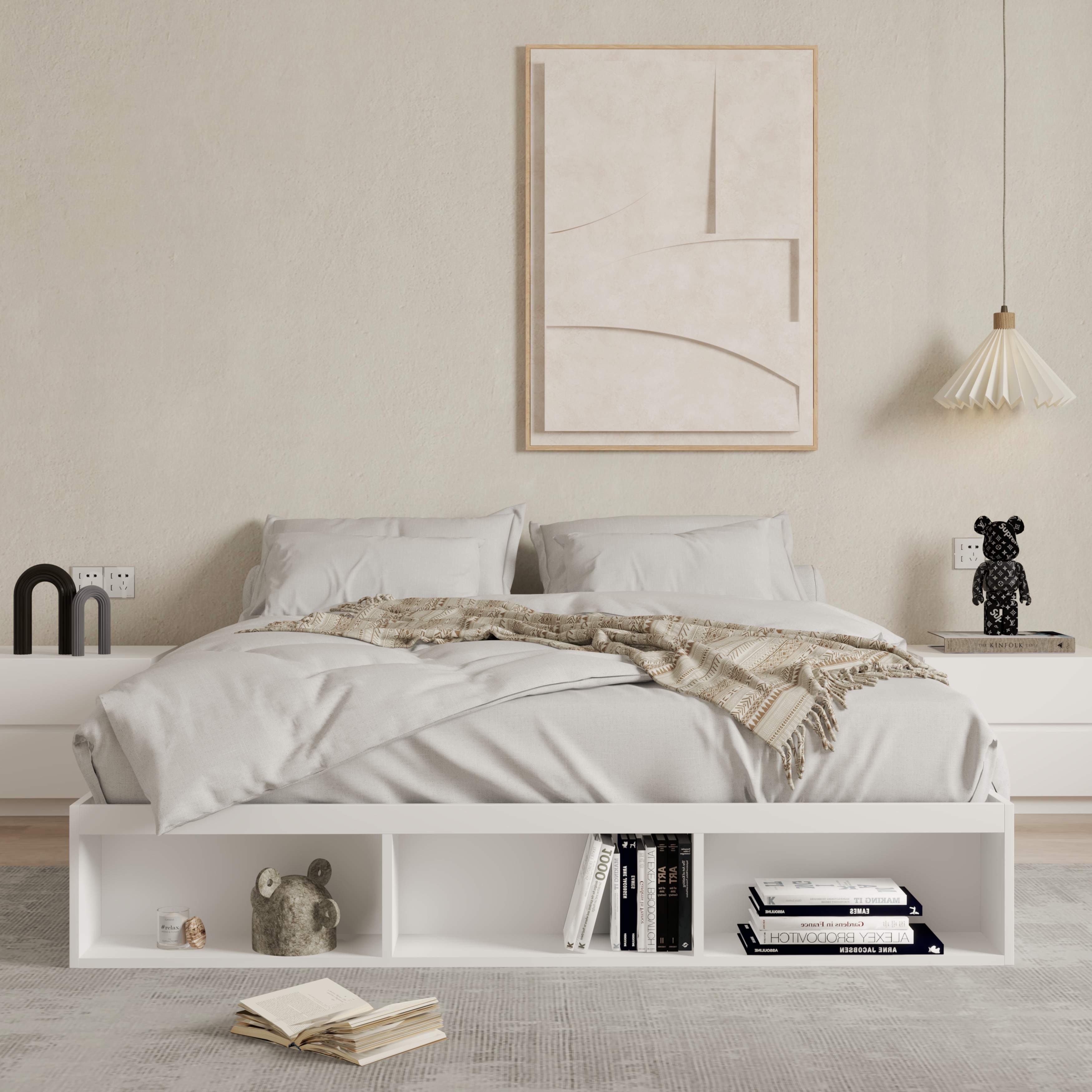 [Happy Home Furniture] DASH  , Giường ngủ nhiều ngăn &lt;không đầu giường&gt;  , GNG_040, GNG_041, GNG_042, GNG_043