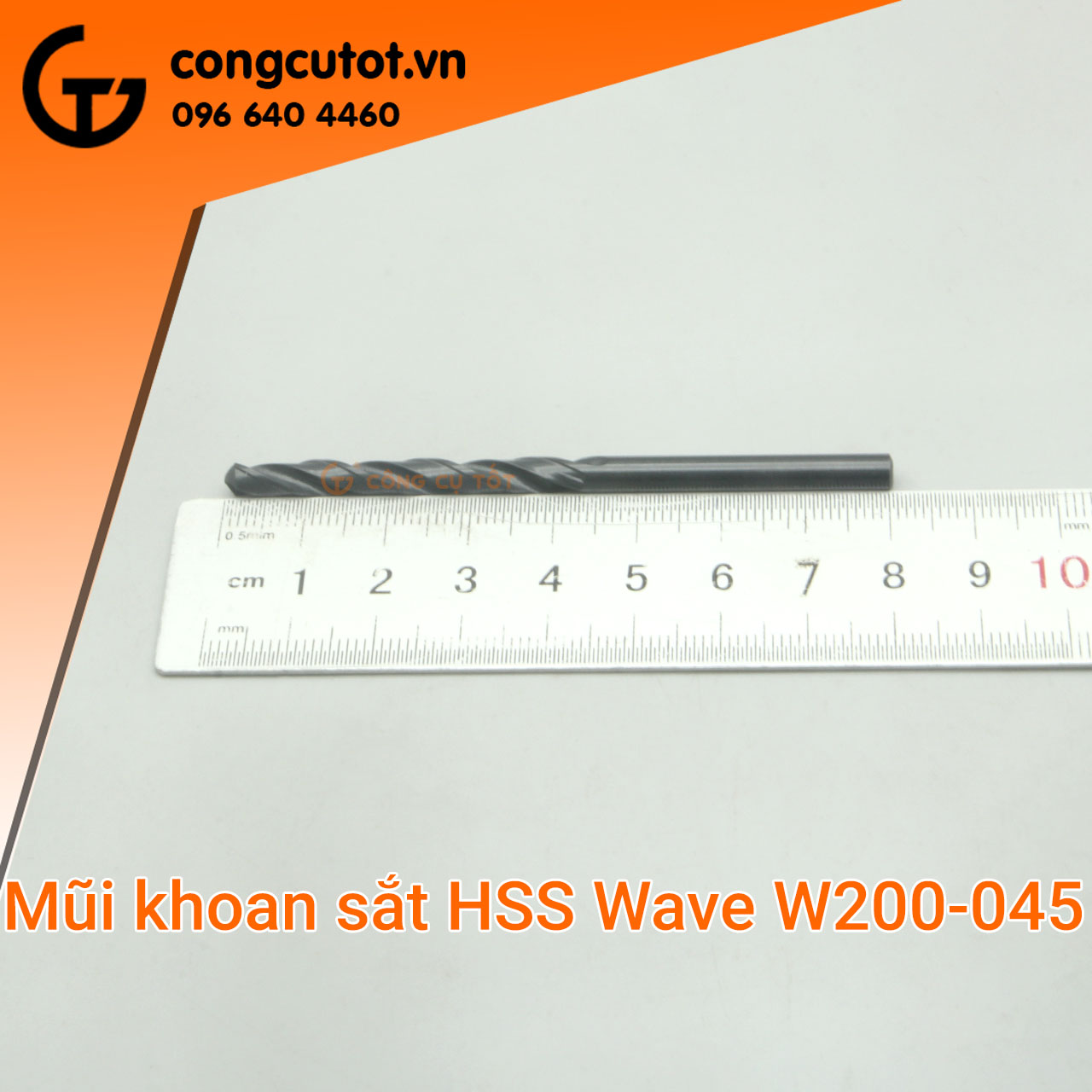 Mũi khoan sắt HSS 4.5mm