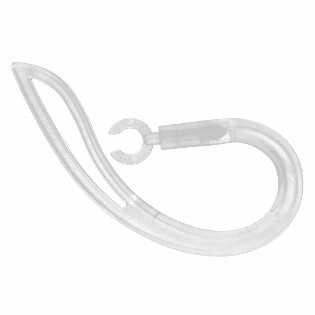 3 Pcs Earhook Ear Loop Clip For Universal Bluetooth Headset 5.0mm 6.0mm 7.0 mm (Clear)