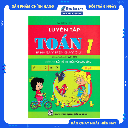 Luyện Tập Toán 1 - Quyển 1 - Trình Bày Trên Giấy Ô Li