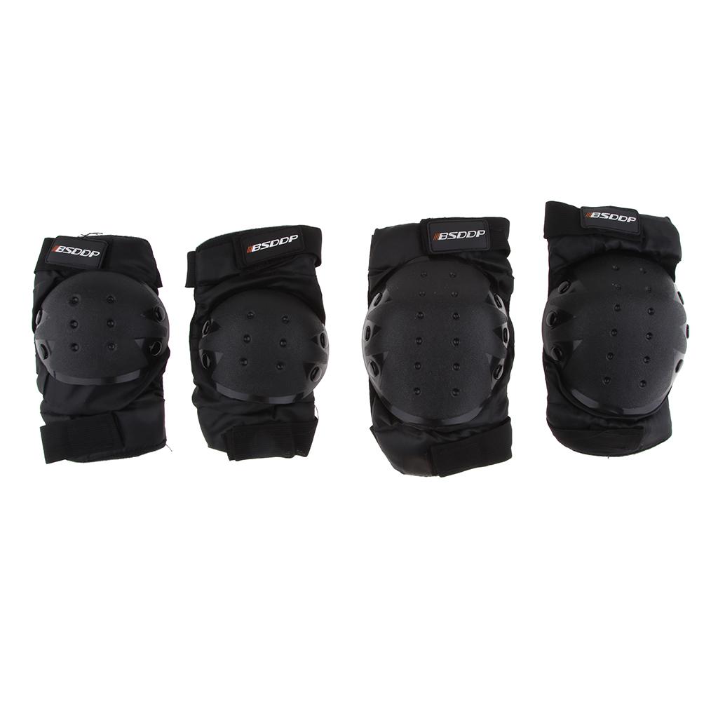 4-part Adult EVA Motorcycle ATV Motocross Elbow Knee Protector Shin Guards Motorcycle Racing for Adults