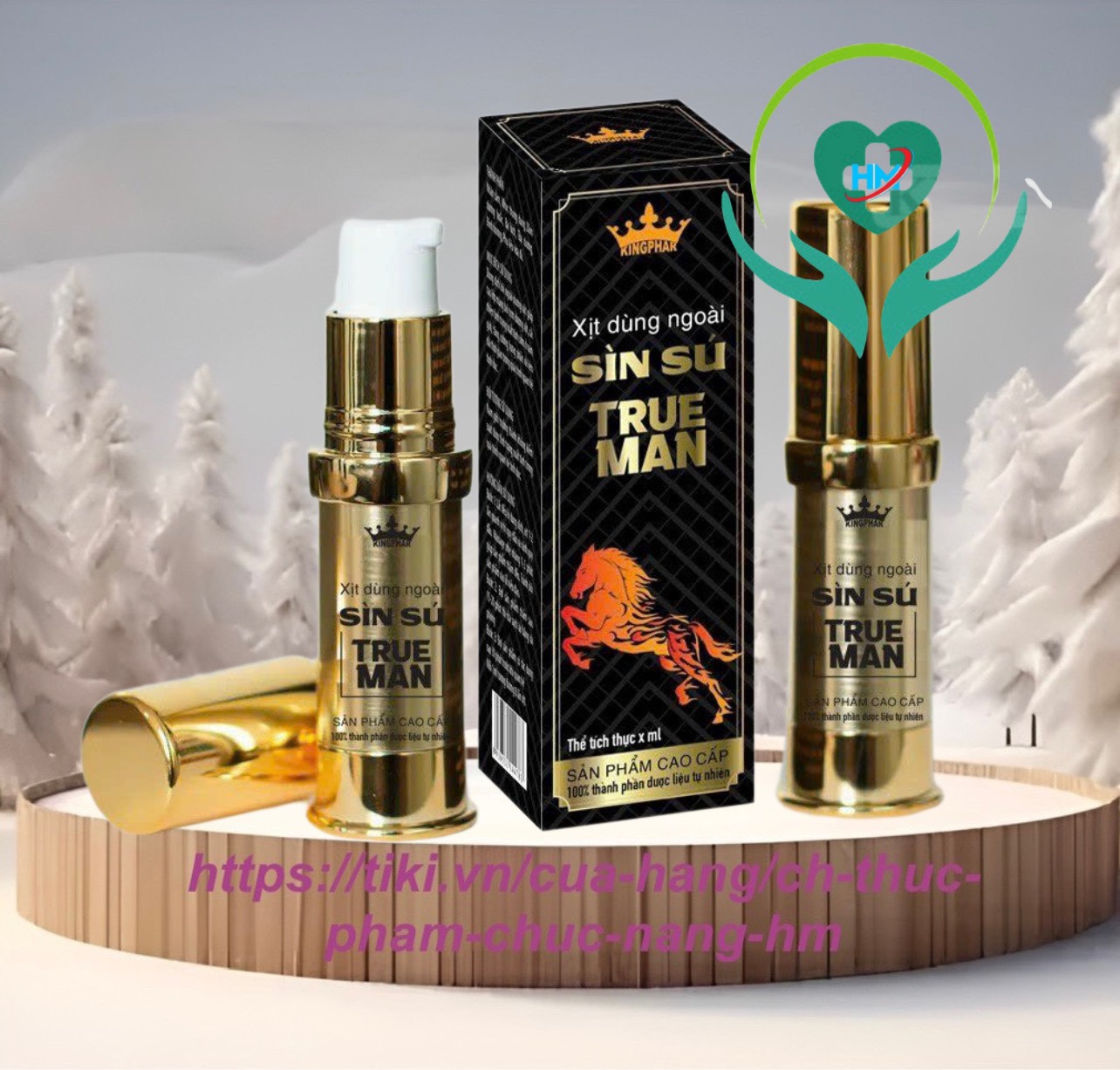 Chai xịt Sìn xu Kingphar, dùng ngoài da, nguyên chất, 5ml tặng 2ml