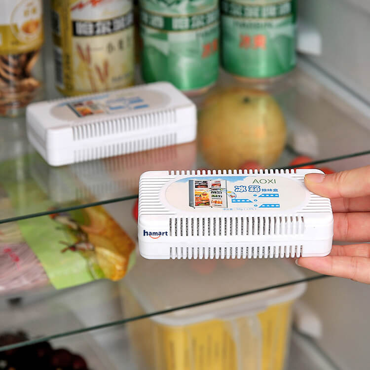 Hộp Hút Mùi Tủ Lạnh Chất Khử Mùi Chống Hôi Tủ Lạnh AOXI Than Hoạt Tính 12x6cm