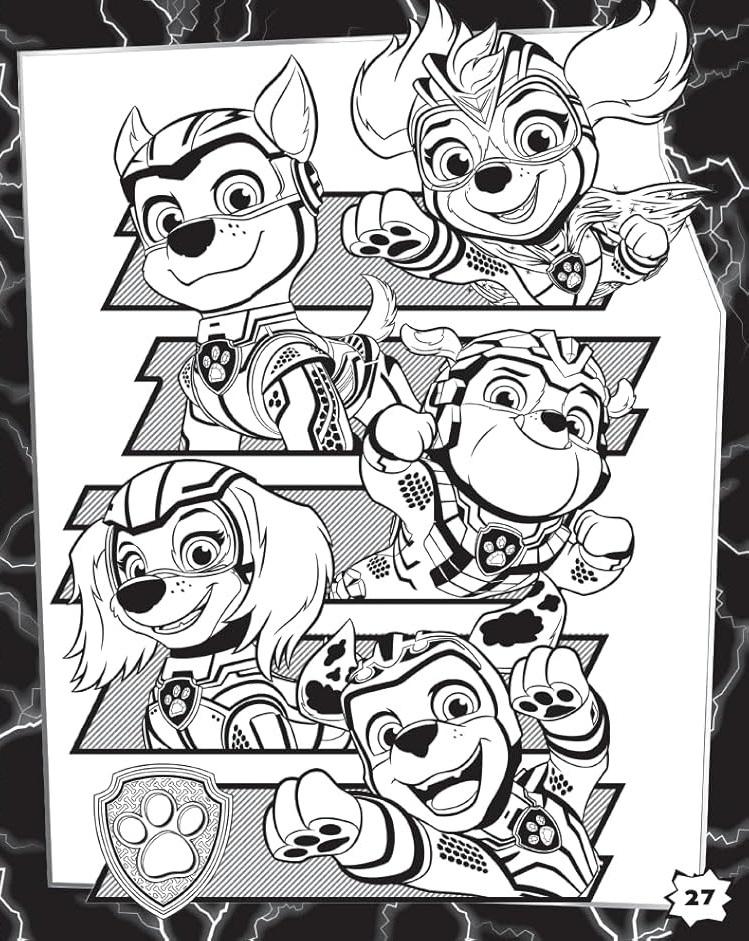 Sách ngoại văn: Paw Patrol - Ultimate Sticker Book - The Mighty Movie