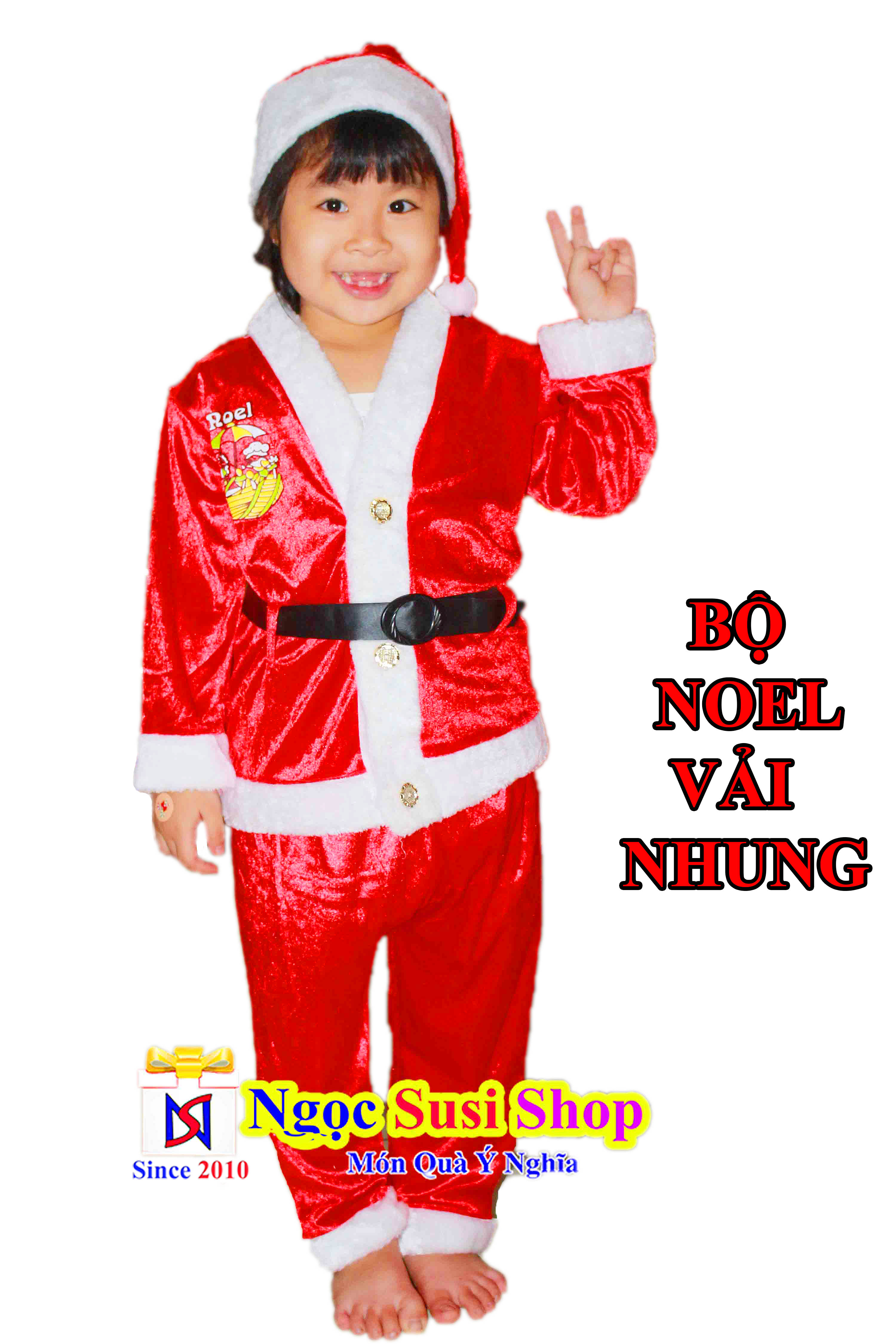 ĐỒ NOEL CHO BÉ ĐỒ GIÁNG SINH - VẢI NHUNG [HÀNG CHUẨN CAO CẤP