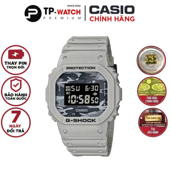 Đồng Hồ Nam Dây Nhựa Casio G-Shock DW-5600CA-8DR Chính Hãng - DW-5600CA-8 CAMO