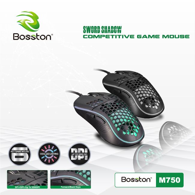 Chuột Gaming Bosston M750 - JL -HÀNG CHÍNH HÃNG