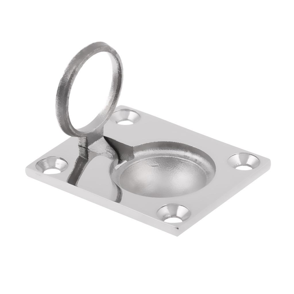 2x Flush Lift / Pull Handle 48 x Boat Marine Stainless Steel