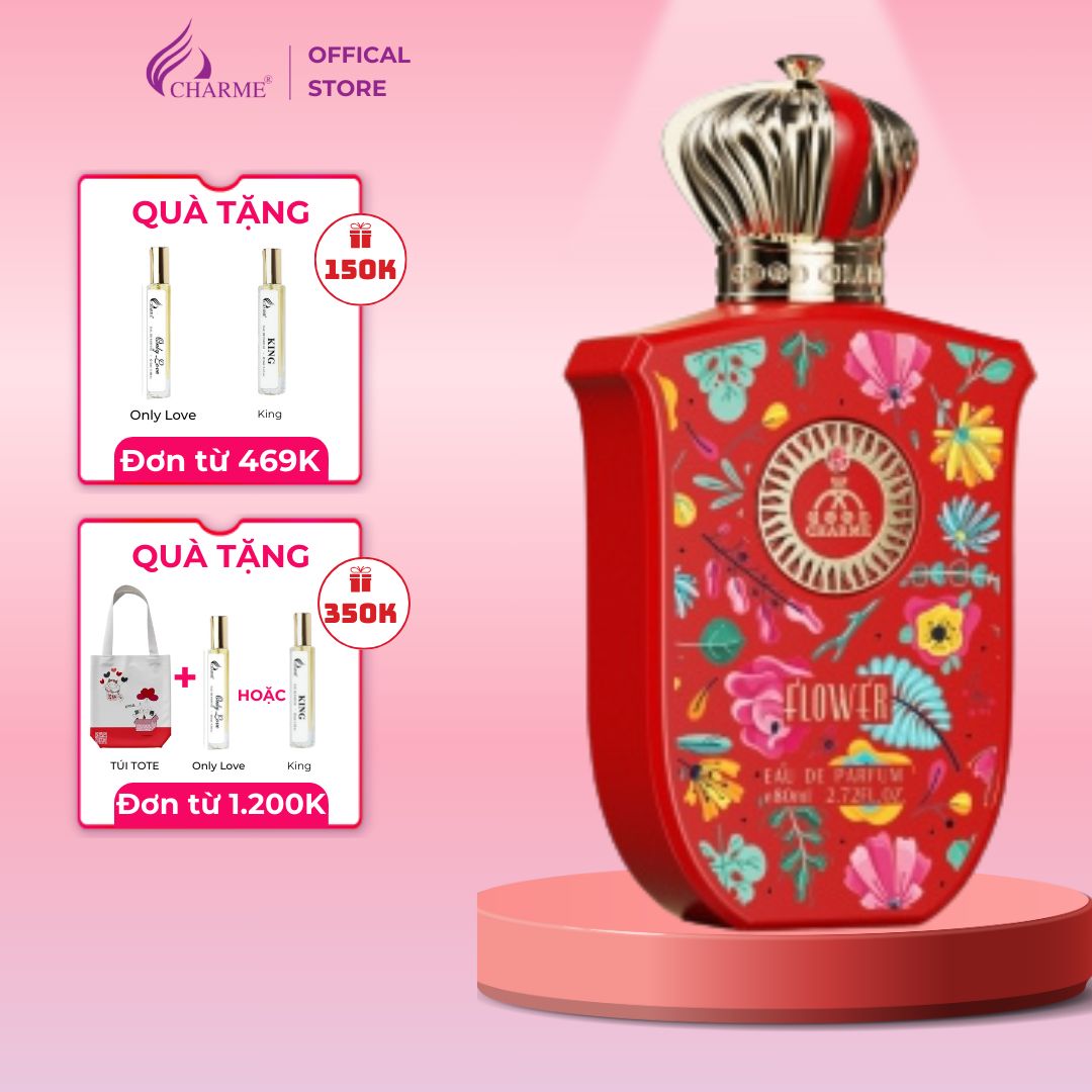 [LIMITED DATE 10/2025] Nước Hoa Nữ Sang Trọng GOOD CHARME FLOWER 80ml Lưu Hương Lâu Sang Trọng, Quyến Rũ_Nước Hoa Chính Hãng