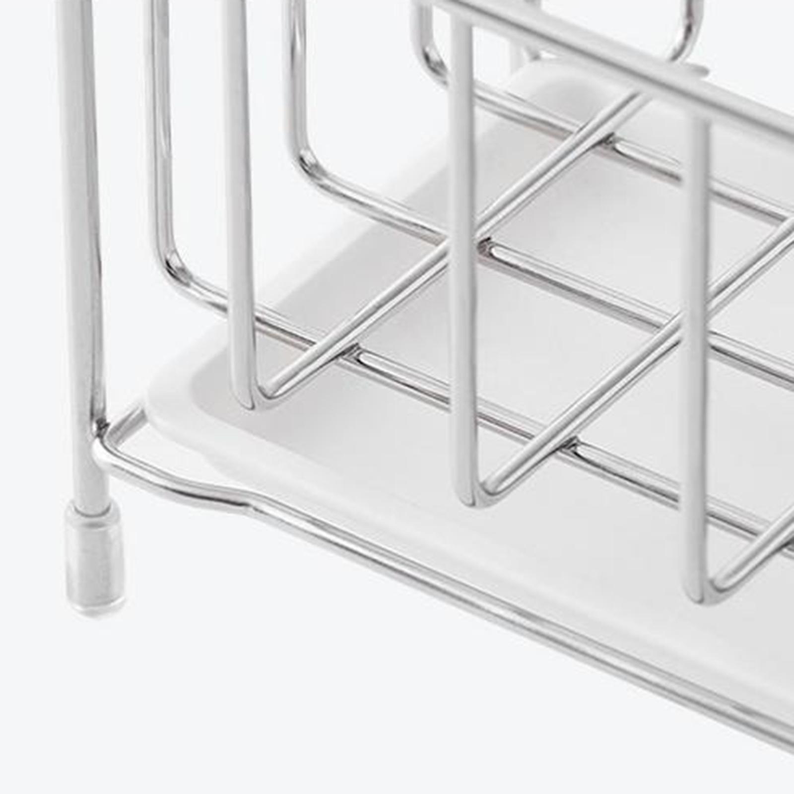 Kitchen Sponge Holder Drainer Basket Brush Soap Holder Caddy Organizer