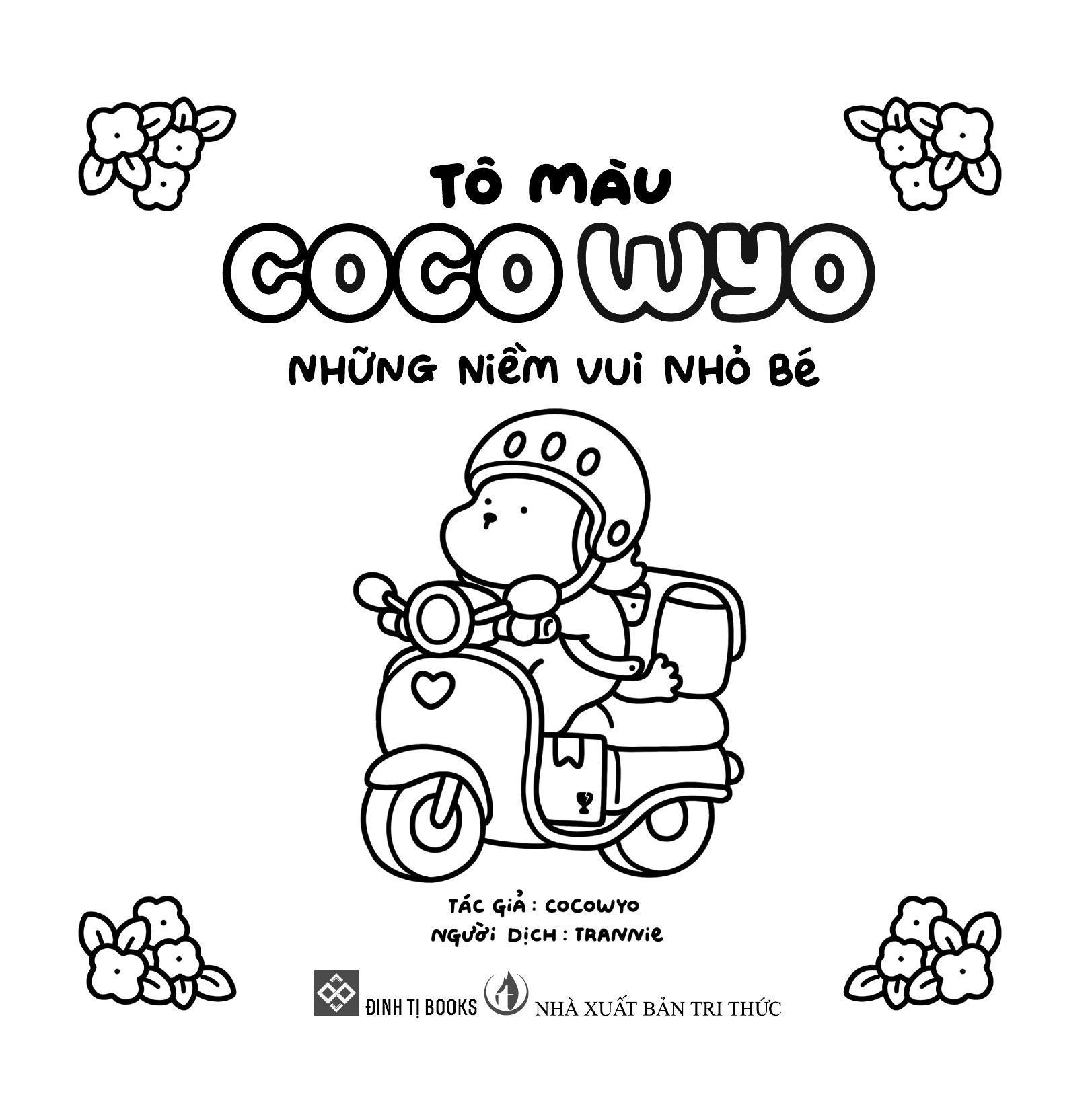 Sách - Tô Màu Coco Wyo - Những Niềm Vui Nhỏ Bé
