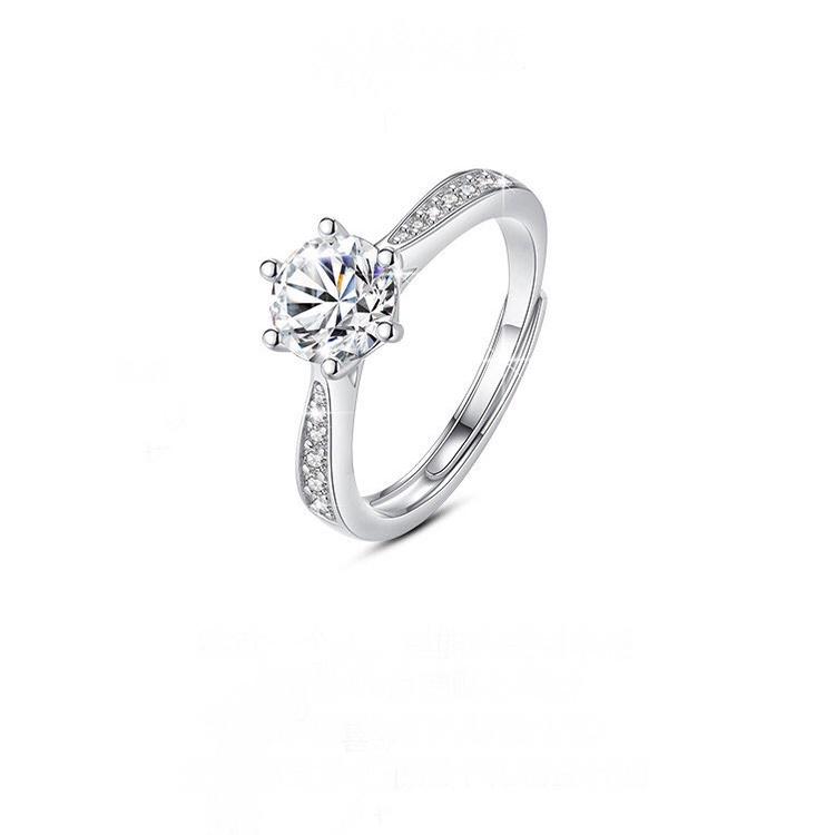 Nhẫn bạc nữ AK58 , Nhẫn bạc nữ 925 Aking , đính đá trang sức nữ cao cấp, mới nhất năm 2022