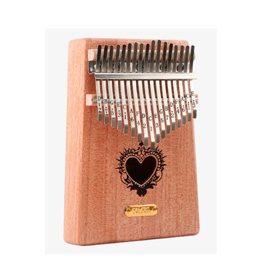 Đàn Kalimba Yael cao cấp 17 phím, Thumb Piano 17 keys - Gỗ trái tim