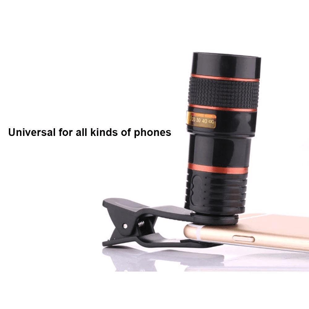 Ống Kính Phóng To 8X HD Không Vignetting Tám Lần Cho Điện Thoại Di Động