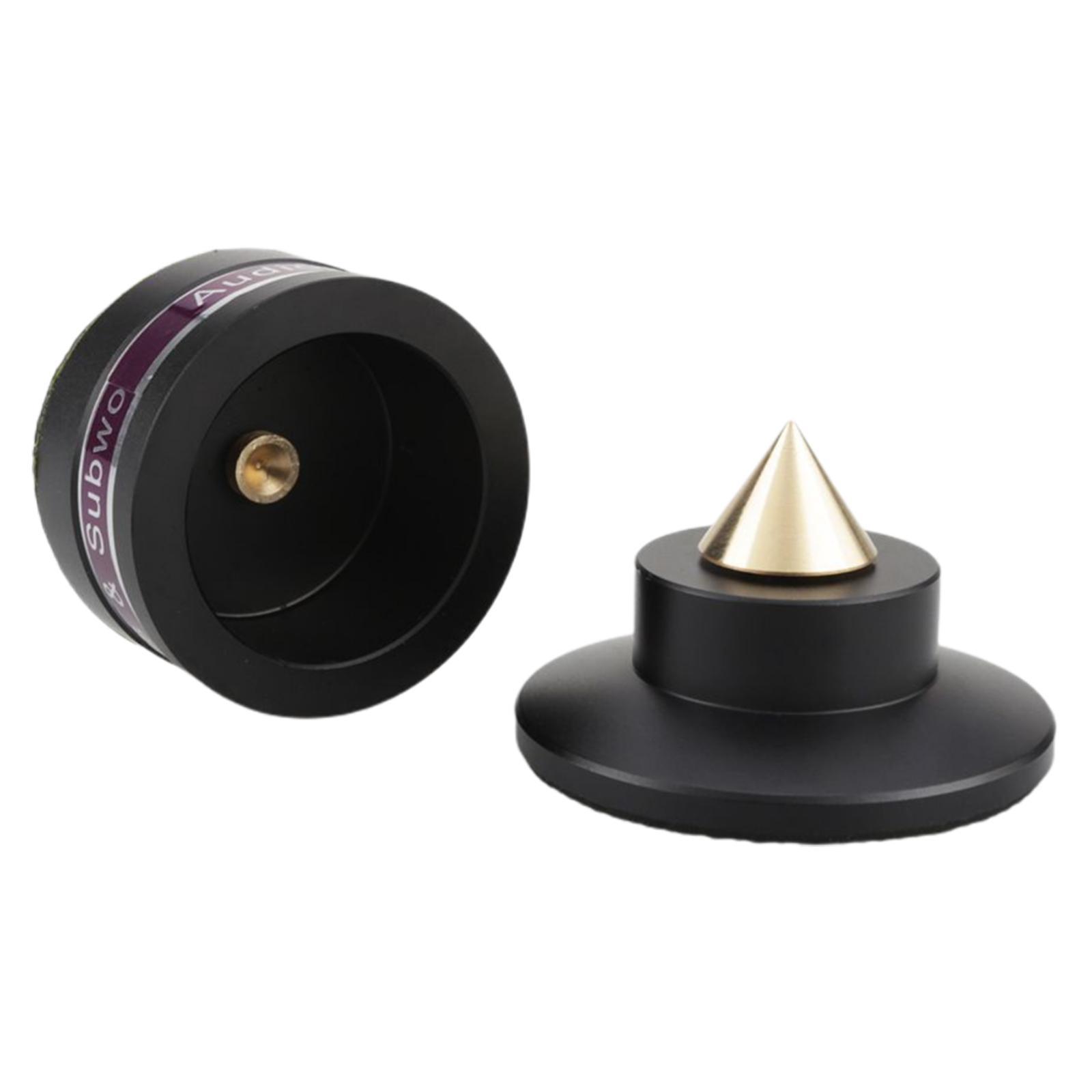 Turntables Feet Pad Shockproof Loudspeaker Black 1pc