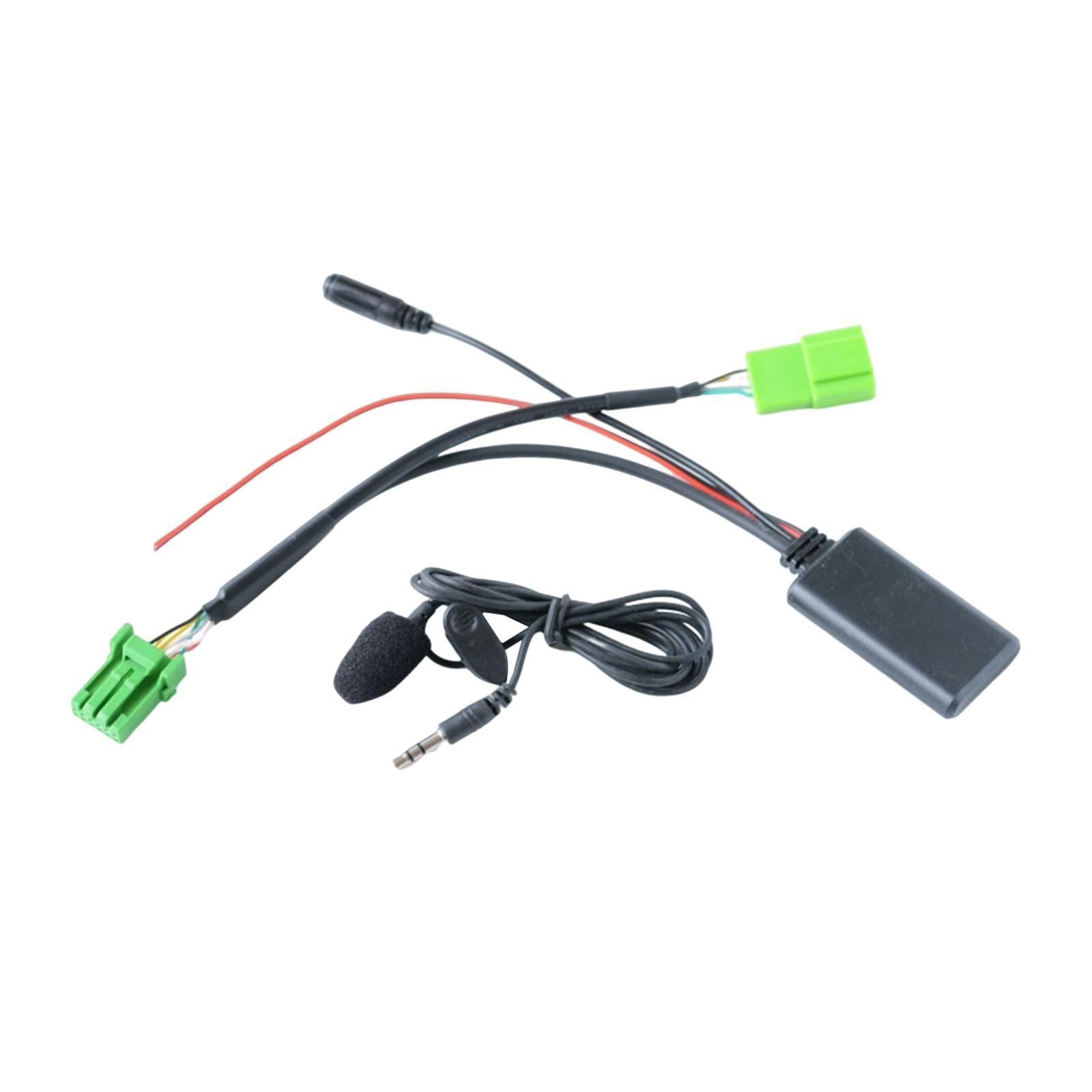 Car Audio Cable Adapter with Mic, Connector Car with AUX in Premium Auto