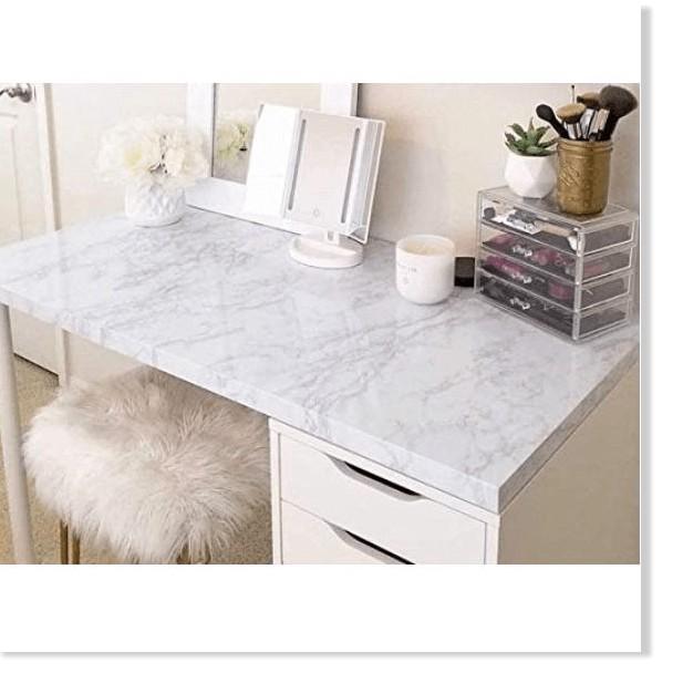 Giấy dán có keo dính đá thạch trắng 60cm x 5M