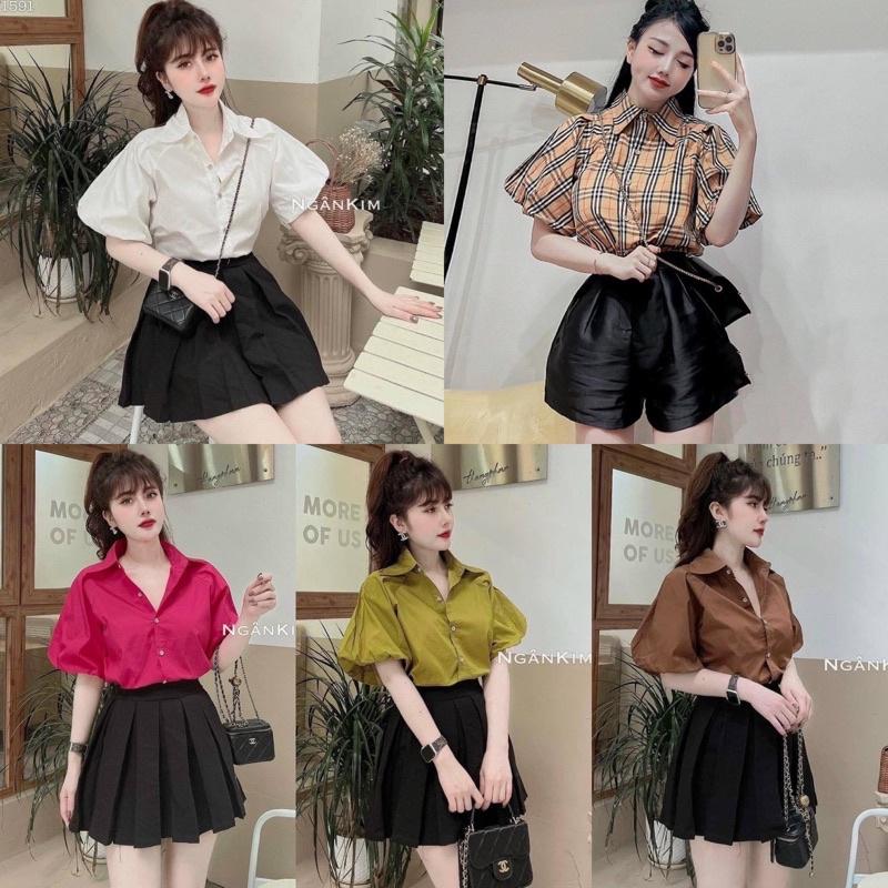 ÁO SƠ MI TAY PHỒNG