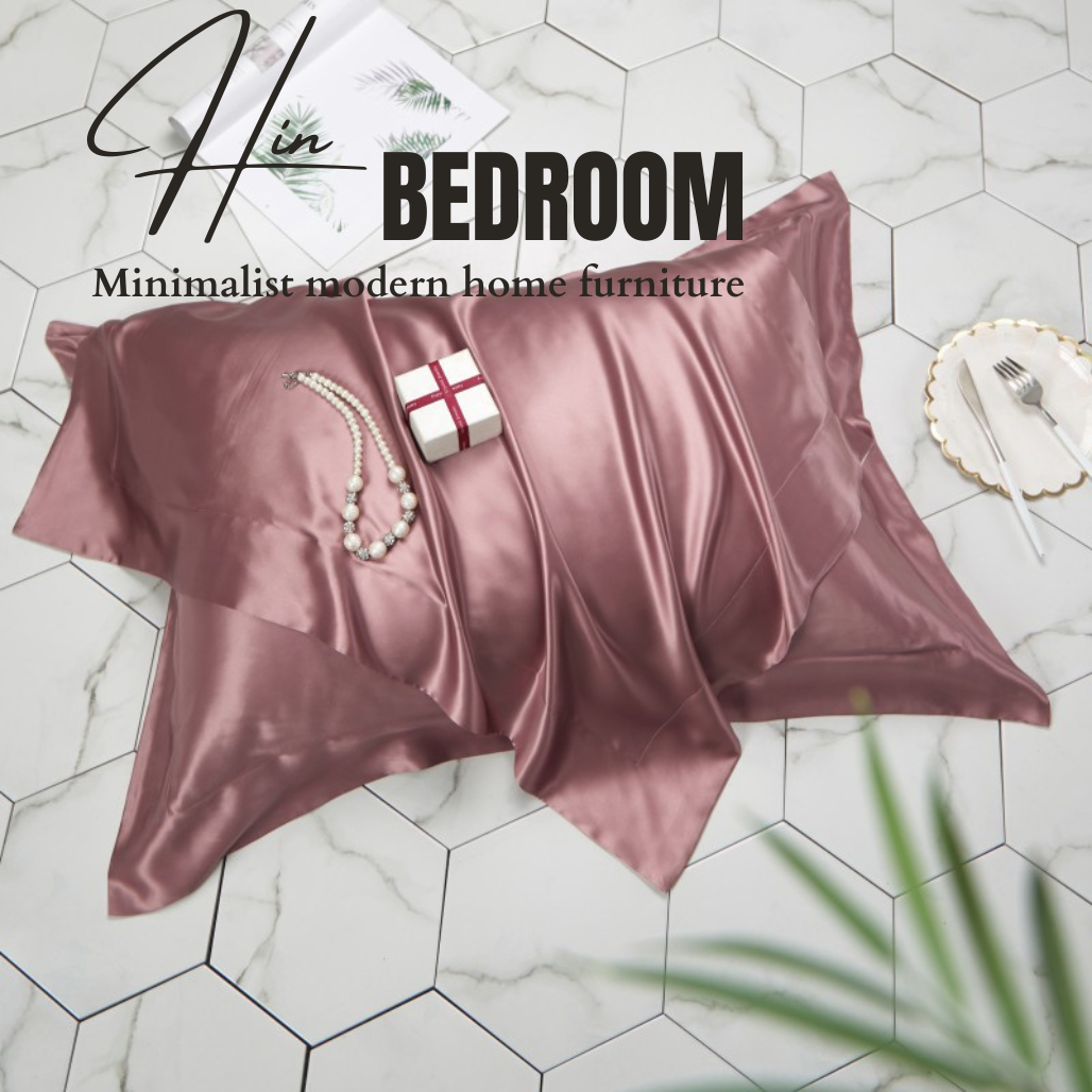 Vỏ Áo Gối Nằm Lụa 50x70cm Hin Home Bedding Mẫu 2