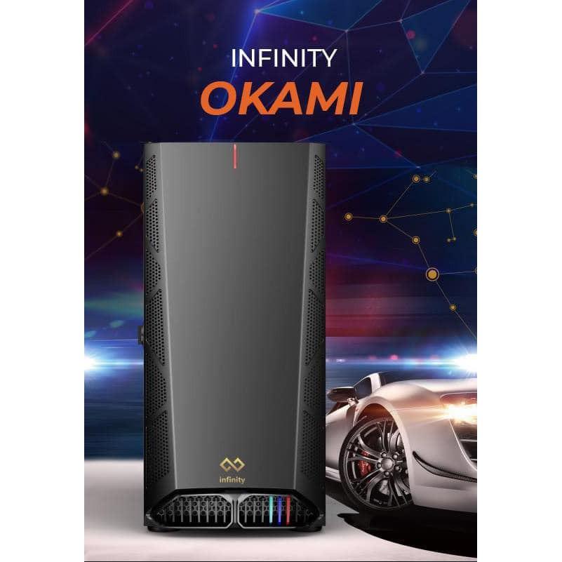 Vỏ máy tính Infinity Okami - ATX Tower Case (chưa kèm quạt) - HÀNG CHÍNH HÃNG