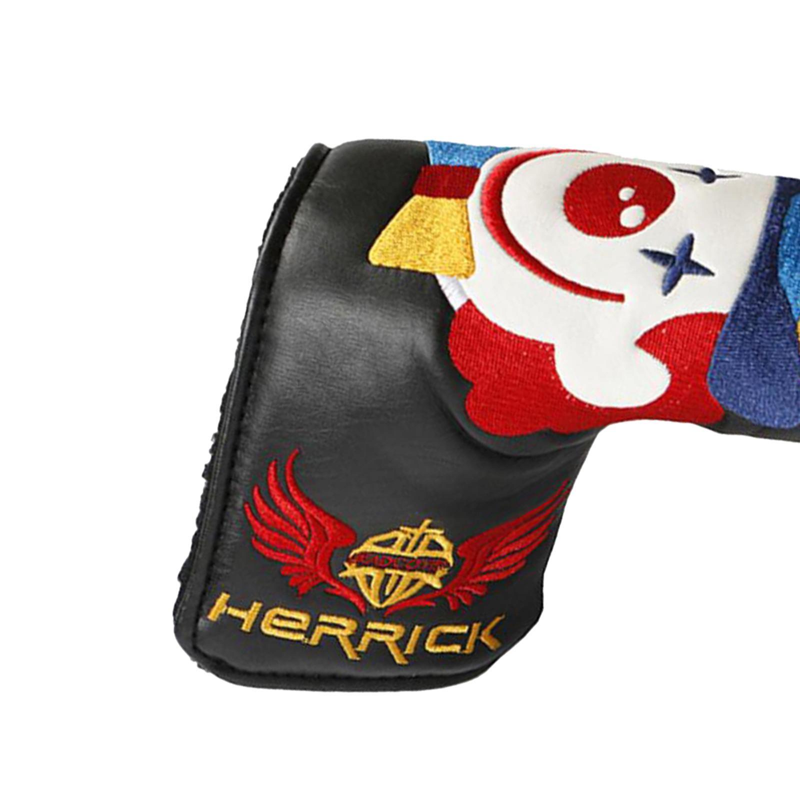 2xOutdoor Golf Head Cover Club Accessories Putter Cover Headcover for Blade C