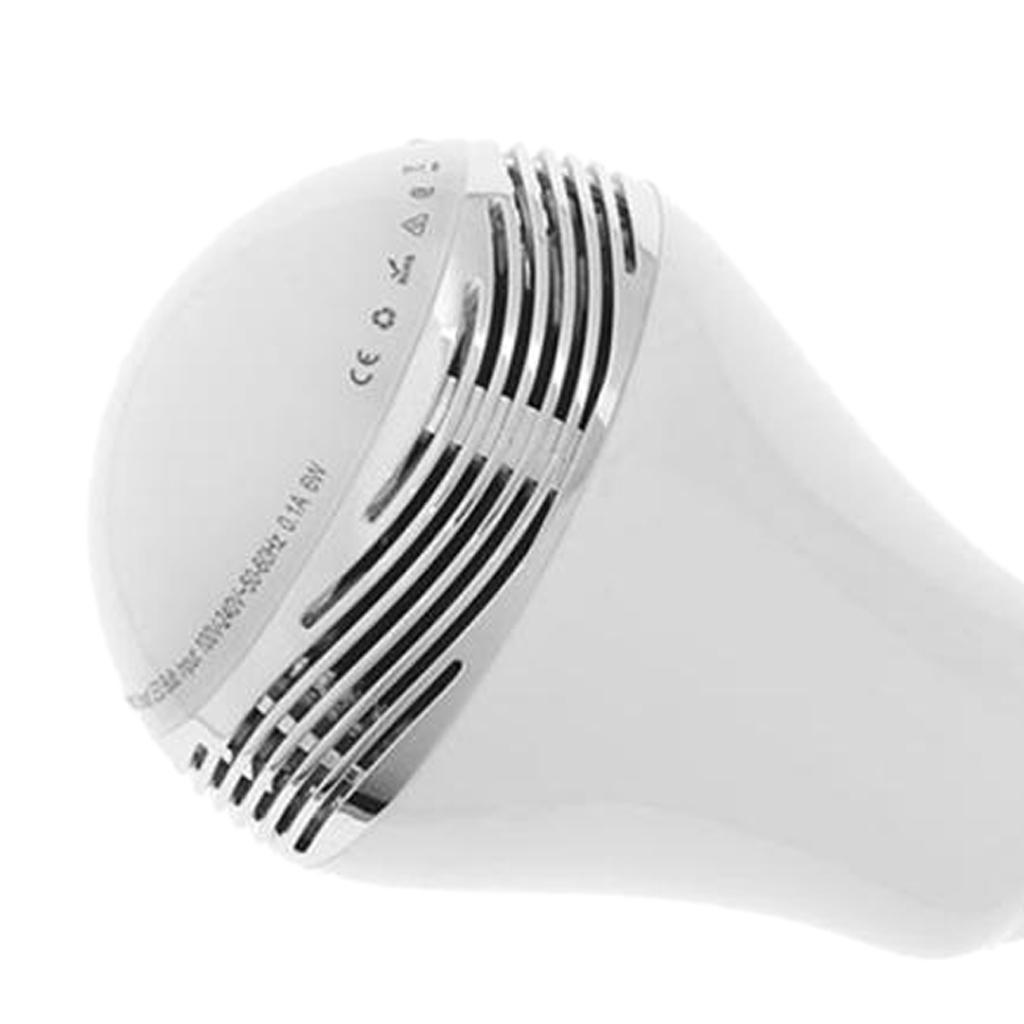 Multi-functional Intelligent Remote Control Speaker Bubble LED Lamp White