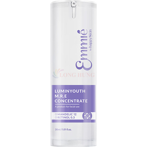 Tinh chất trẻ hóa ban đêm Emmié By Happyskin 12% Mandelic Acid + 0.3% Retinol (30ml) - Hàng chính hãng