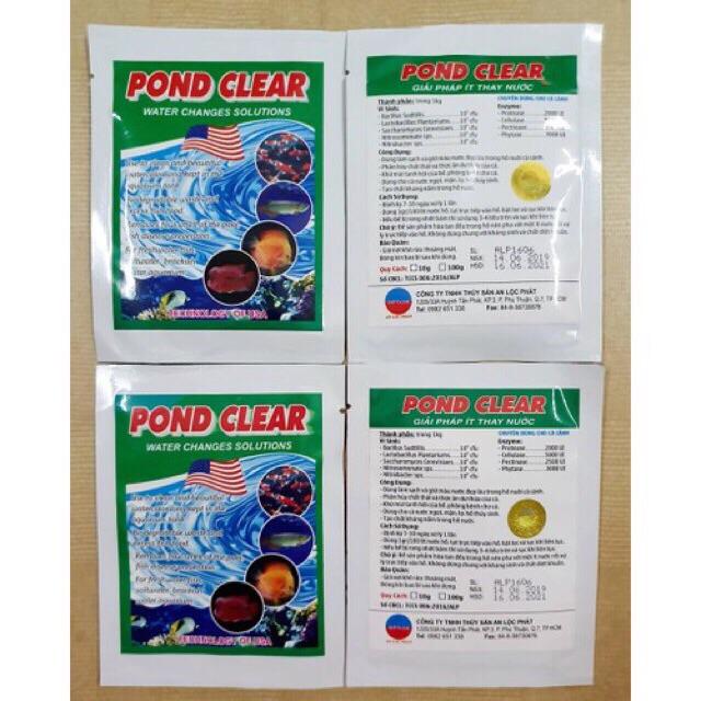 POND CLEAR: Men vi sinh cho cá cảnh