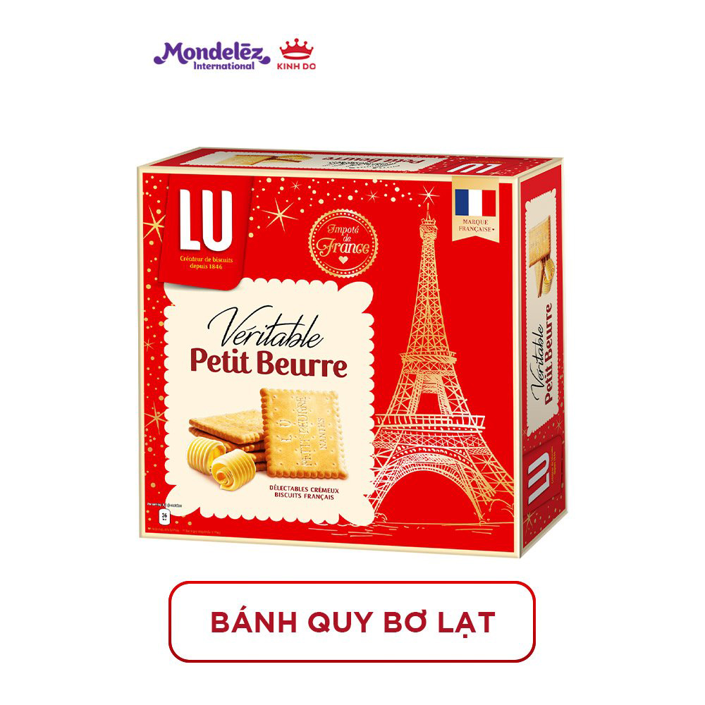 Bánh Quy Bơ Pháp LU Veritable Petit Beurre hộp 600g