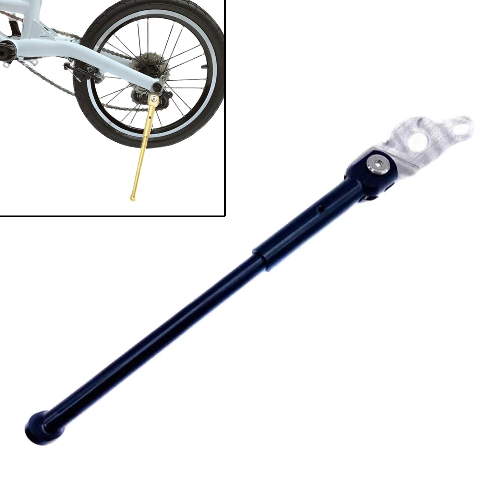 Bike Kickstand, 16'' Folding Bicycle Stand Support Rack, Child Bicycle Kickstand Single-Side Rear Parking Stand Support Rack