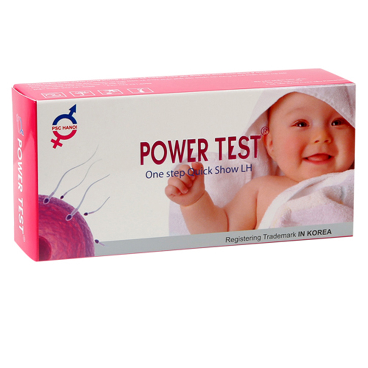 Bộ 3 hộp Que thử rụng trứng Powertest 15 test