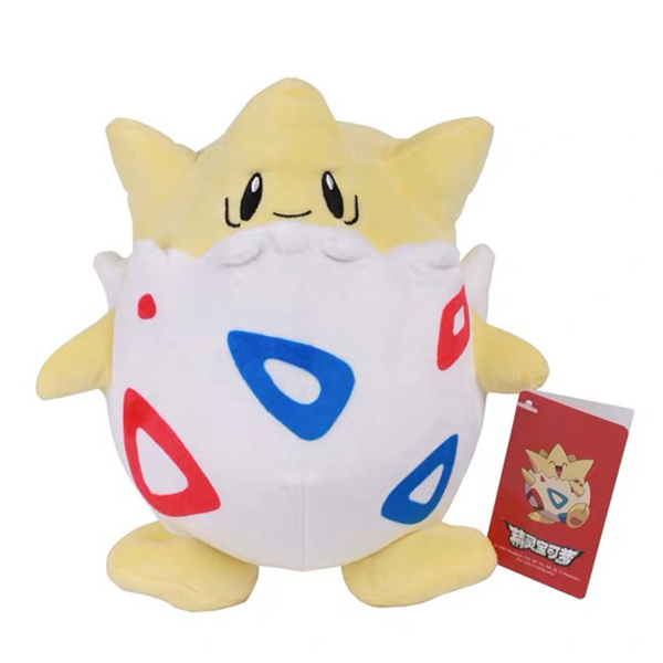 Gấu Bông Pokemon Togepi - Trứng Sắc Màu (25 Cm) Gb135 (Tặng 1 Đèn Led 8 Bóng Siêu Sáng Cắm Cổng Usb)