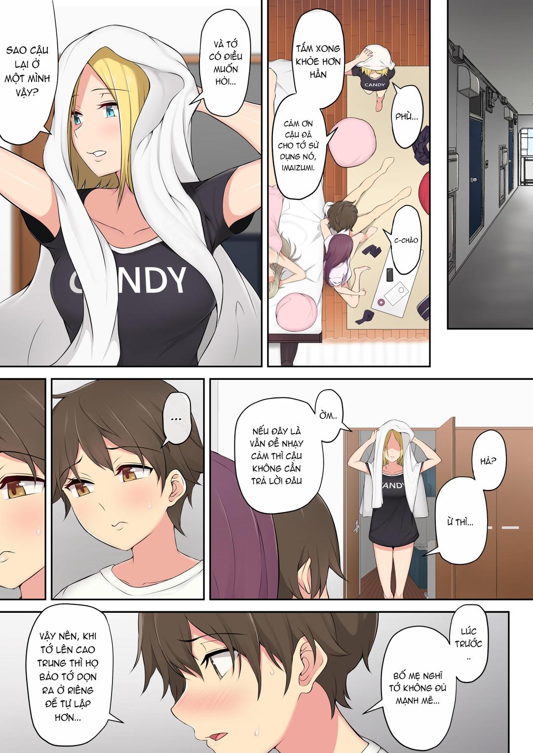 imaizumi đưa cả bầy gyaru về nhà mình chapter 1 50