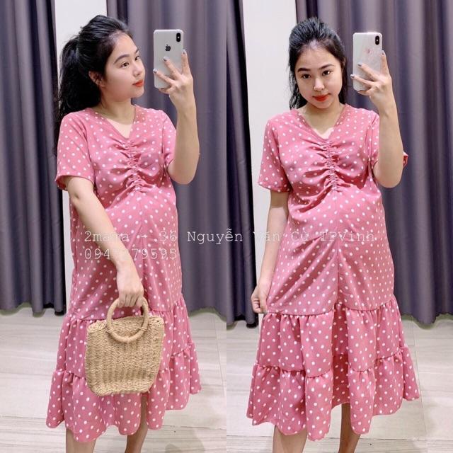 Váy bầu đẹp thời trang mẫu mới
