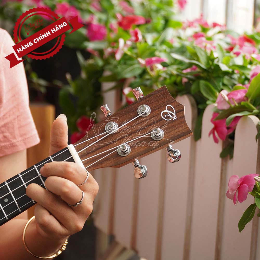 Đàn Ukulele Concert CHARD 24YM-S, Gỗ Vân Sam Nguyên Tấm, Âm Thanh Hay - Hàng Chính Hãng