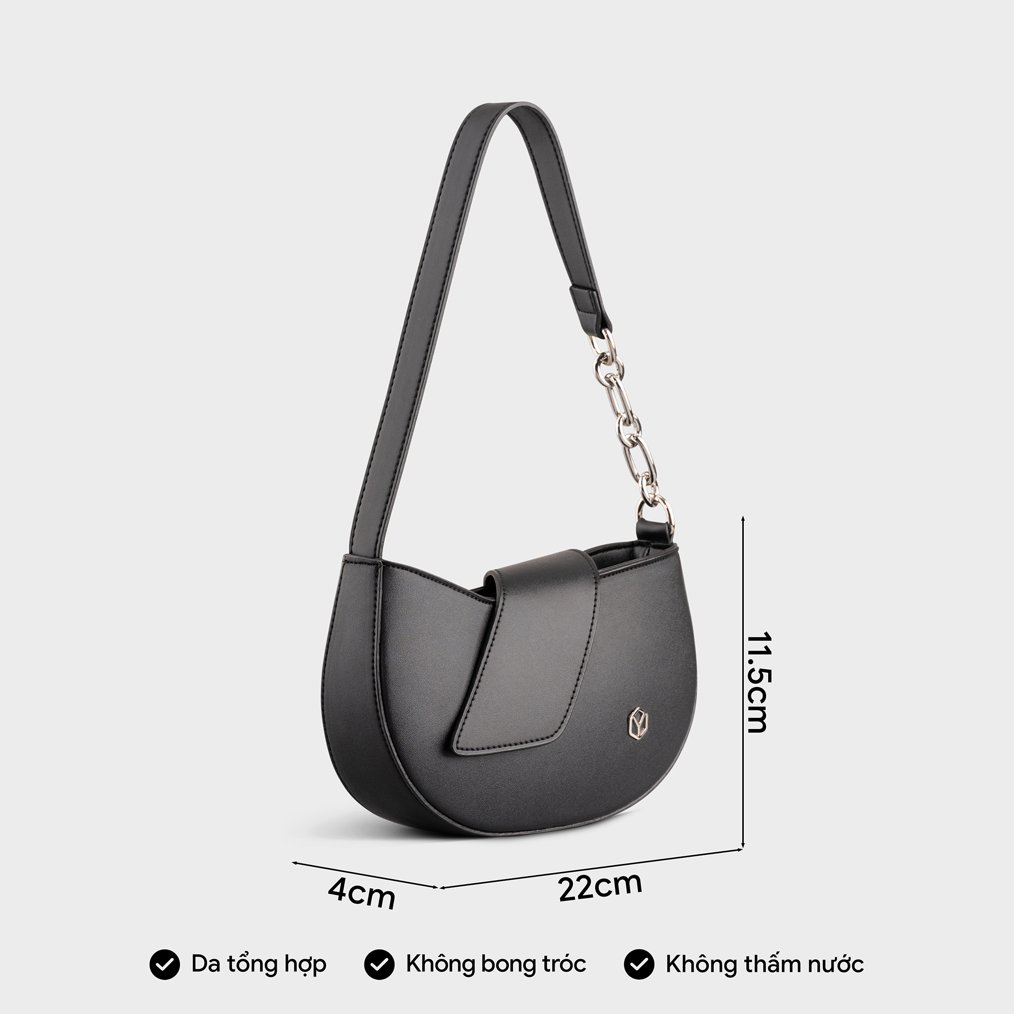 Túi Yuumy ( Thời trang nữ nhỏ cong size 22 - Túi đeo vai da Seasand YN194 )