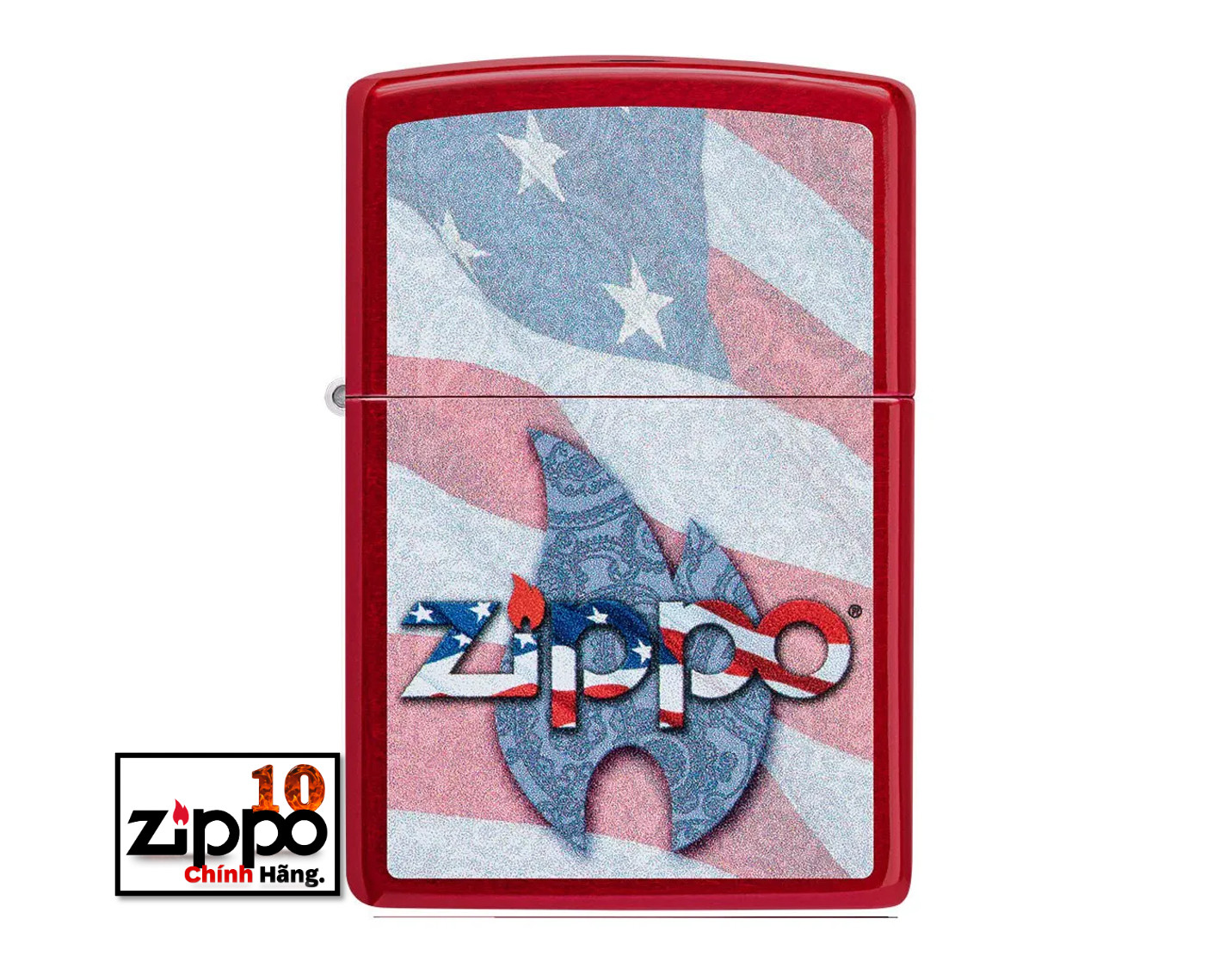 Bật lửa ZIPPO 49781 Flag Design - Chính hãng 100%